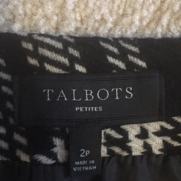 Talbots wool plaid skirt 2 petite - Picture 2 of 4